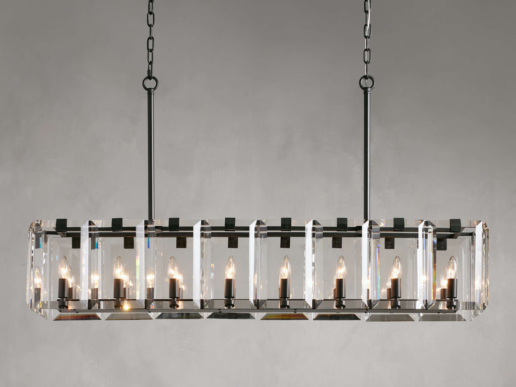 Heritage Amaya Rectangular Chandelier — view 3