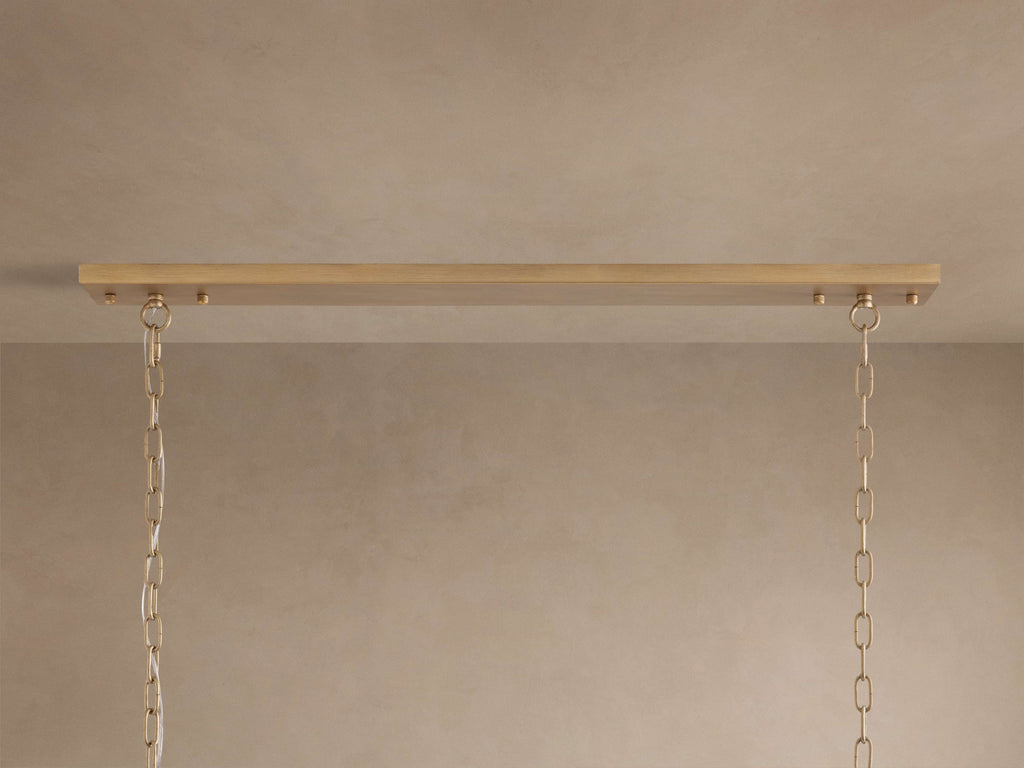 Sculptural Leyland Rectangular Chandelier — view 6