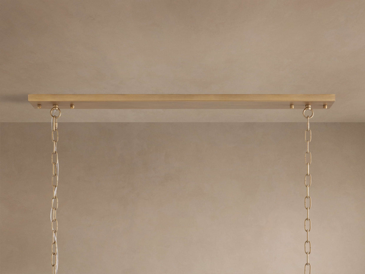 Sculptural Leyland Rectangular Chandelier — view 6