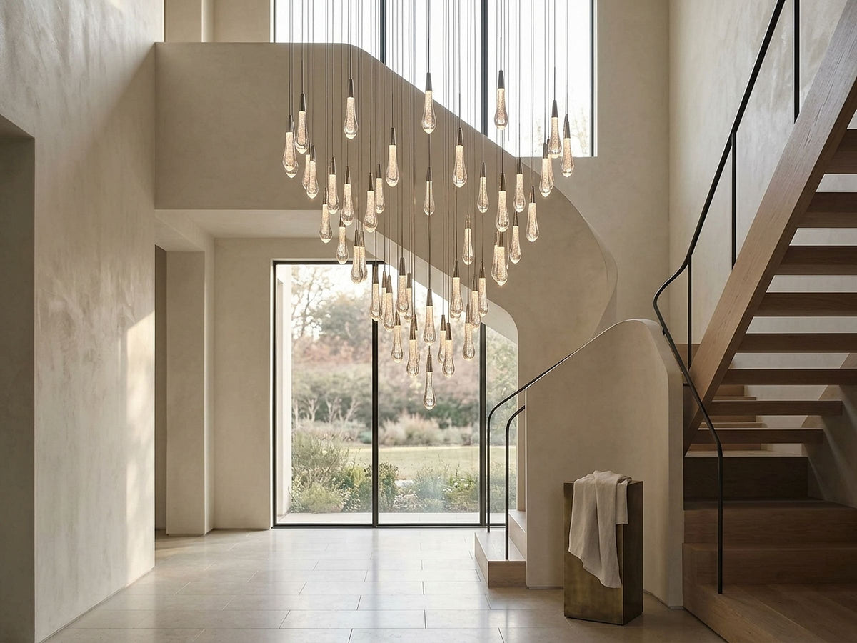 Signature Soltaire 58" Round Chandelier in Bronze — view 1