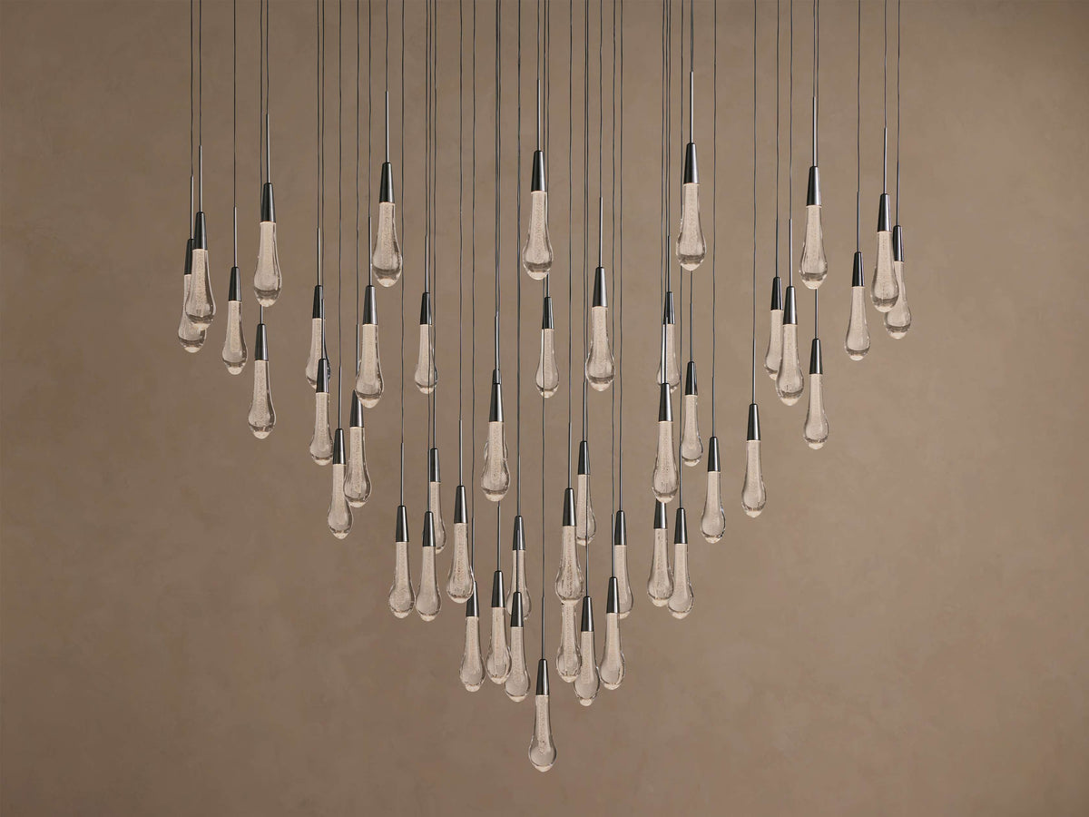 Signature Soltaire 58" Round Chandelier in Bronze — view 2