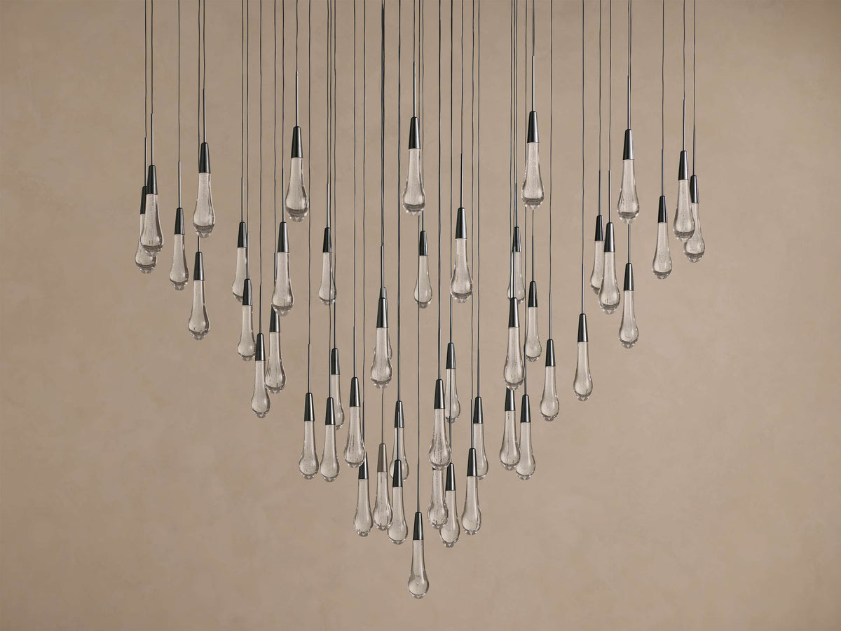 Signature Soltaire 58" Round Chandelier in Bronze — view 4