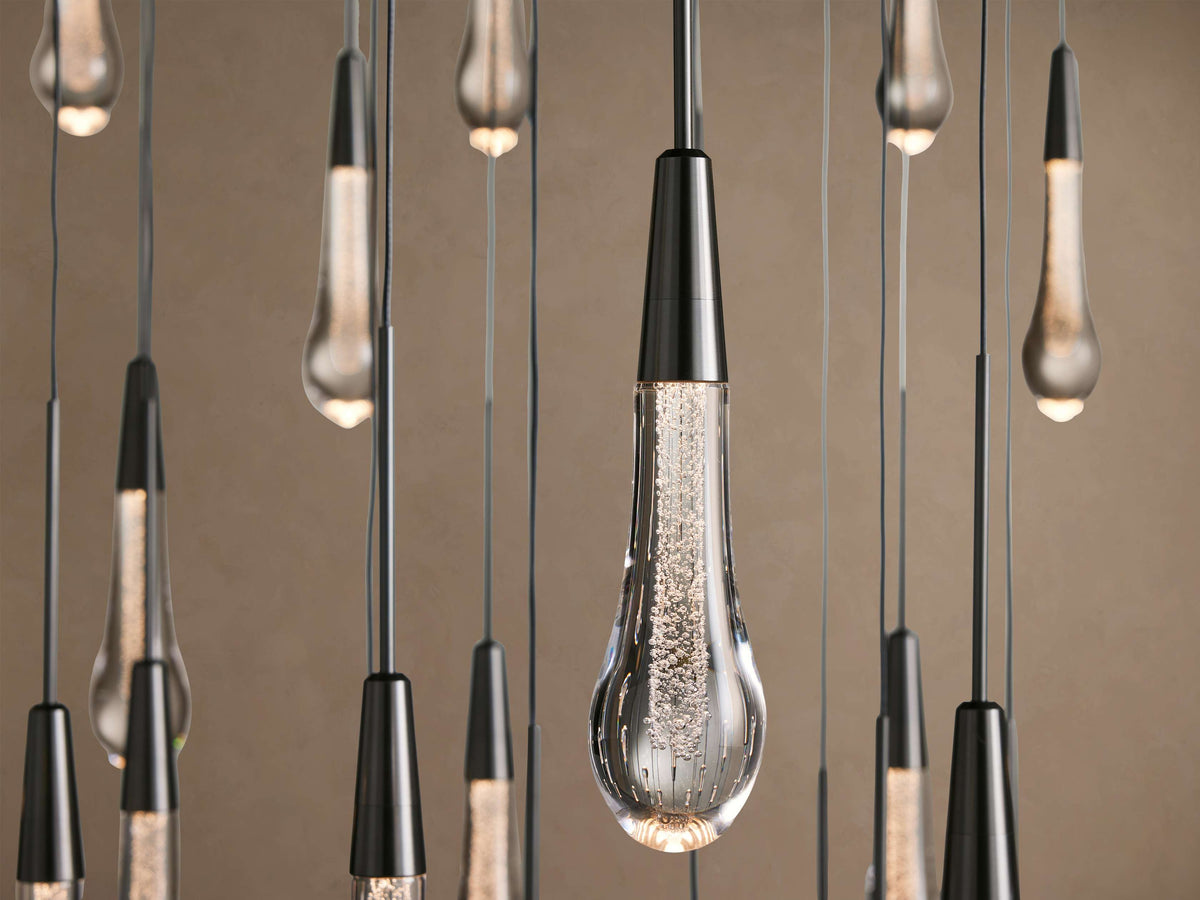 Signature Soltaire 58" Round Chandelier in Bronze — view 5