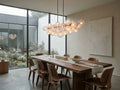 Signature Mandoza Linear Chandelier in Nickel — view 1