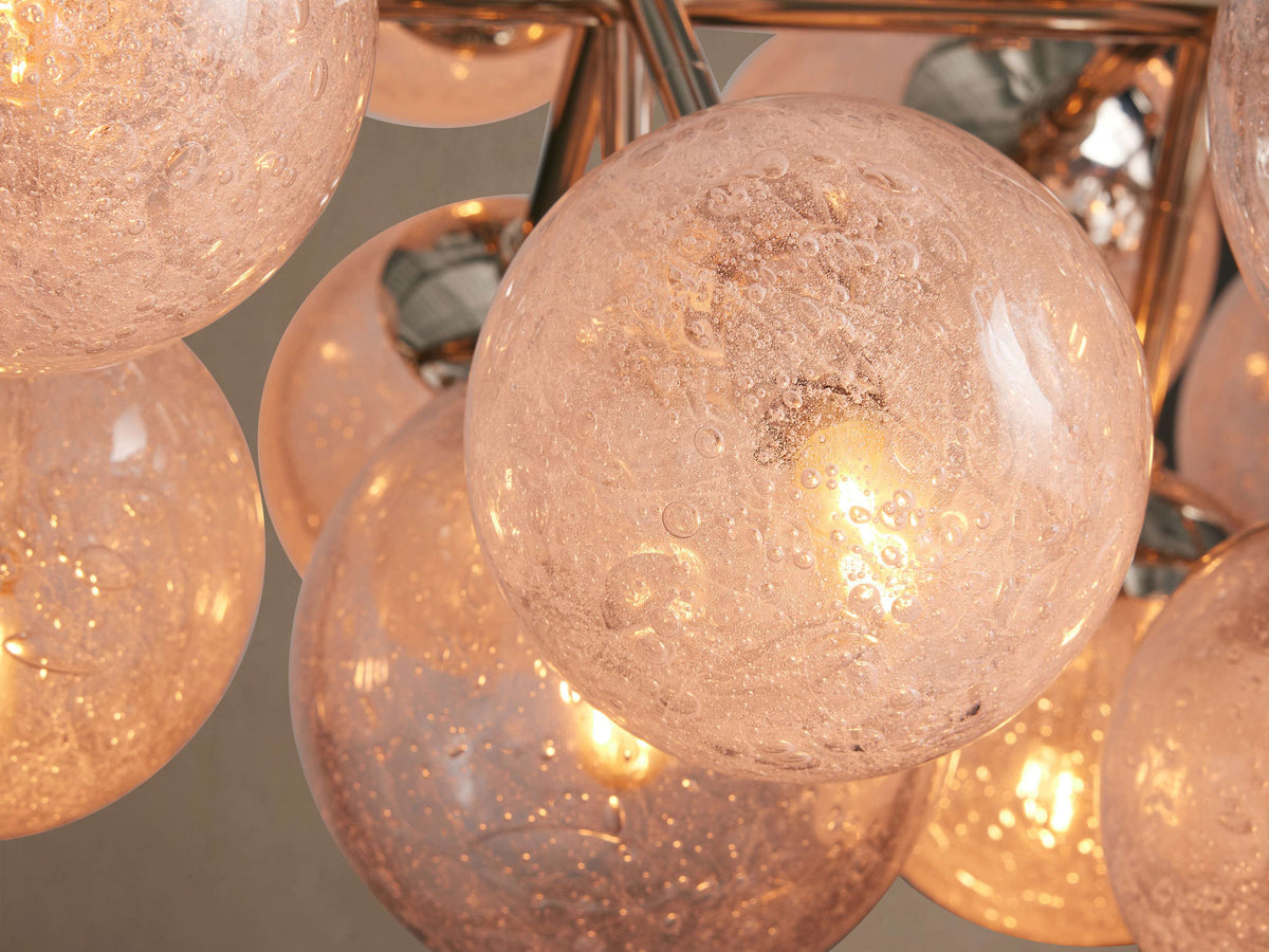 Signature Mandoza Linear Chandelier in Nickel — view 5