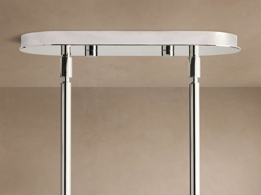 Signature Mandoza Linear Chandelier in Nickel — view 6