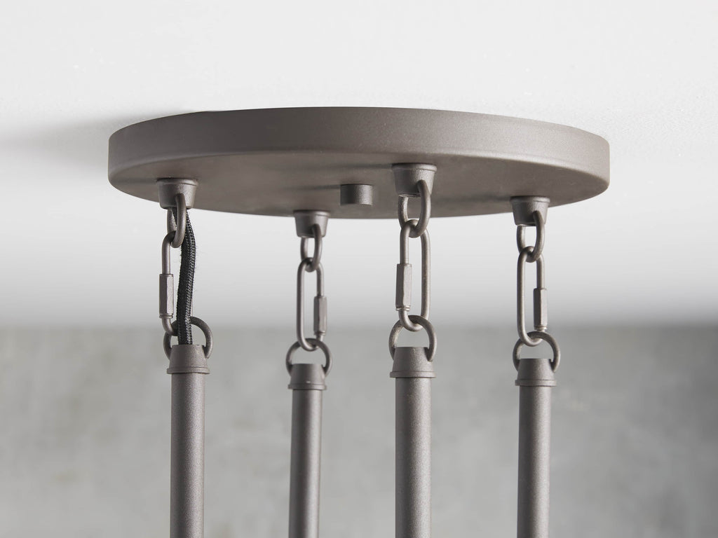 Heritage Andreas 10-Light Round Chandelier in Bronze — view 5