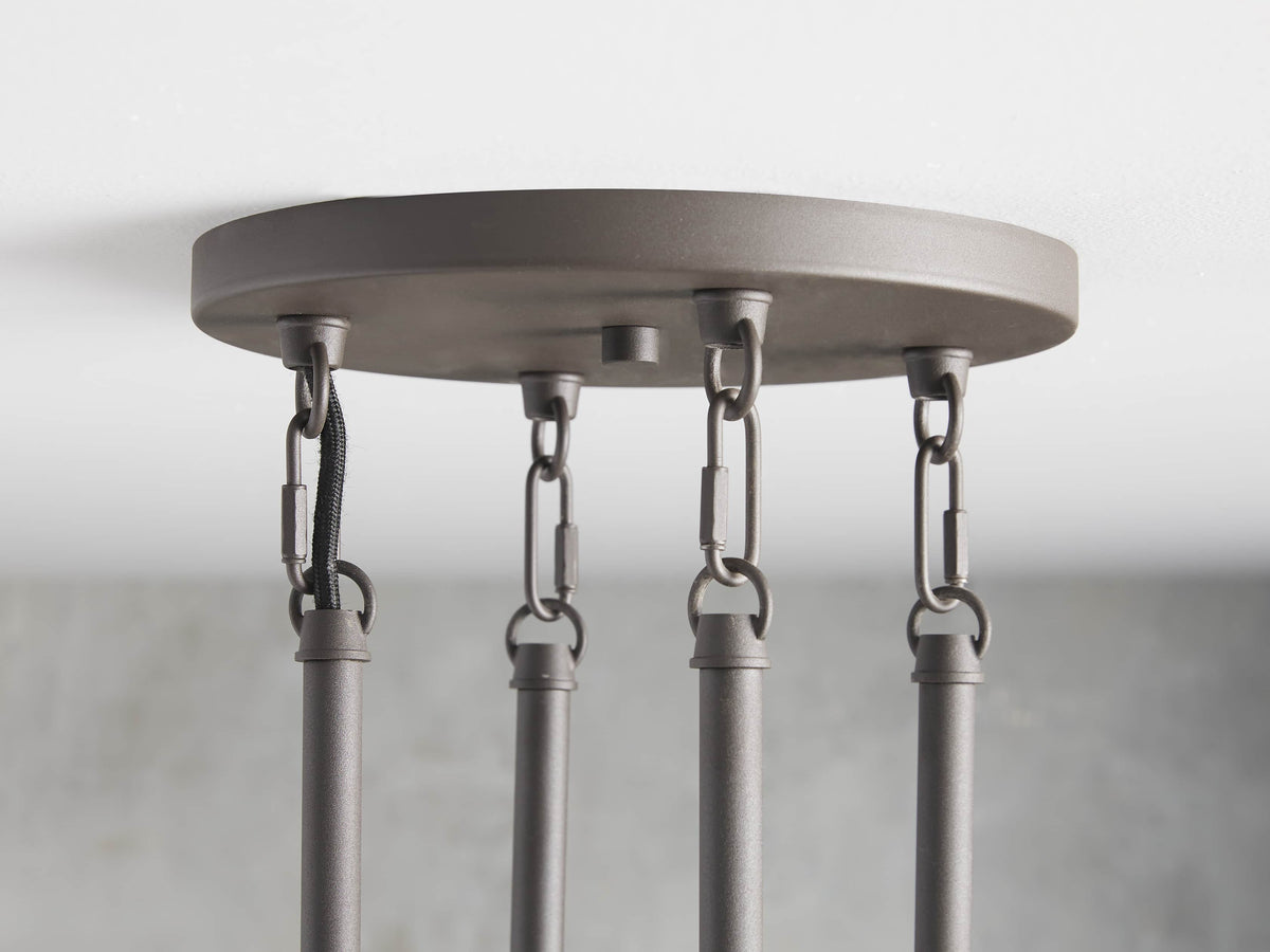 Heritage Andreas 10-Light Round Chandelier in Bronze — view 5