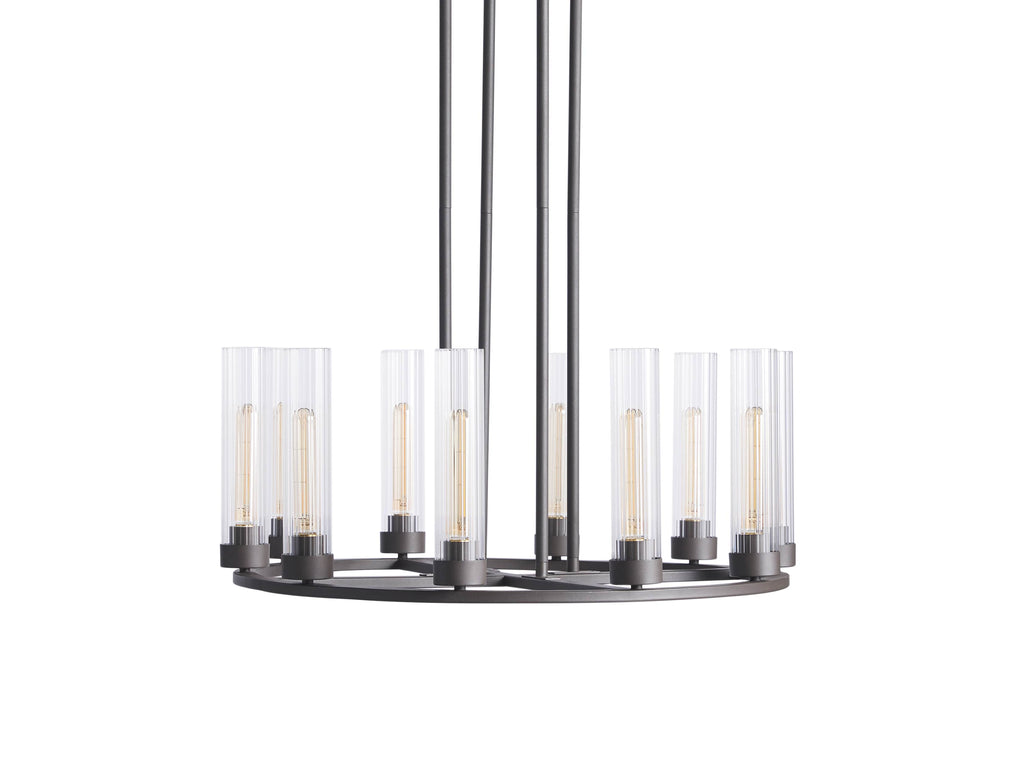 Heritage Andreas 10-Light Round Chandelier in Bronze — view 6