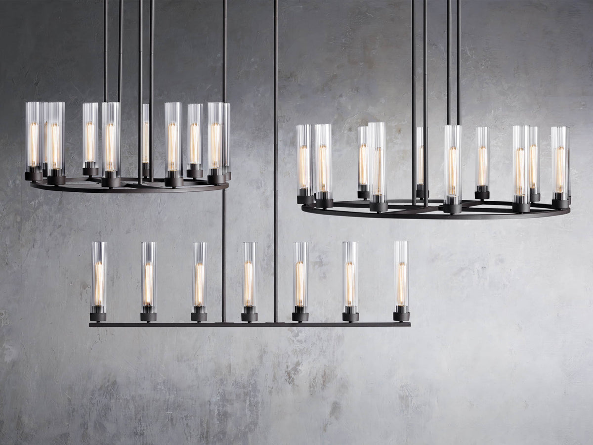 Heritage Andreas 10-Light Round Chandelier in Bronze — view 8