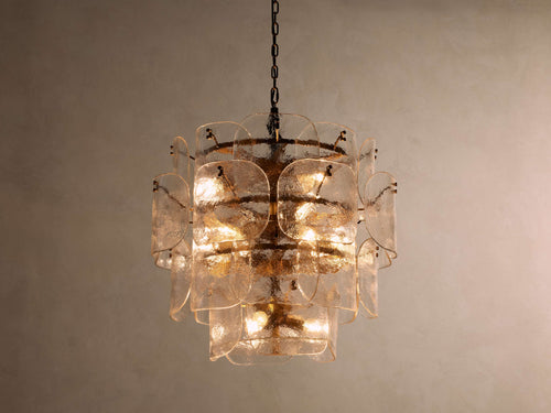Artisan Blaire Round Chandelier in Clear — view 2