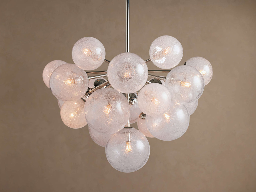 Signature Mandoza Chandelier in Nickel — view 2