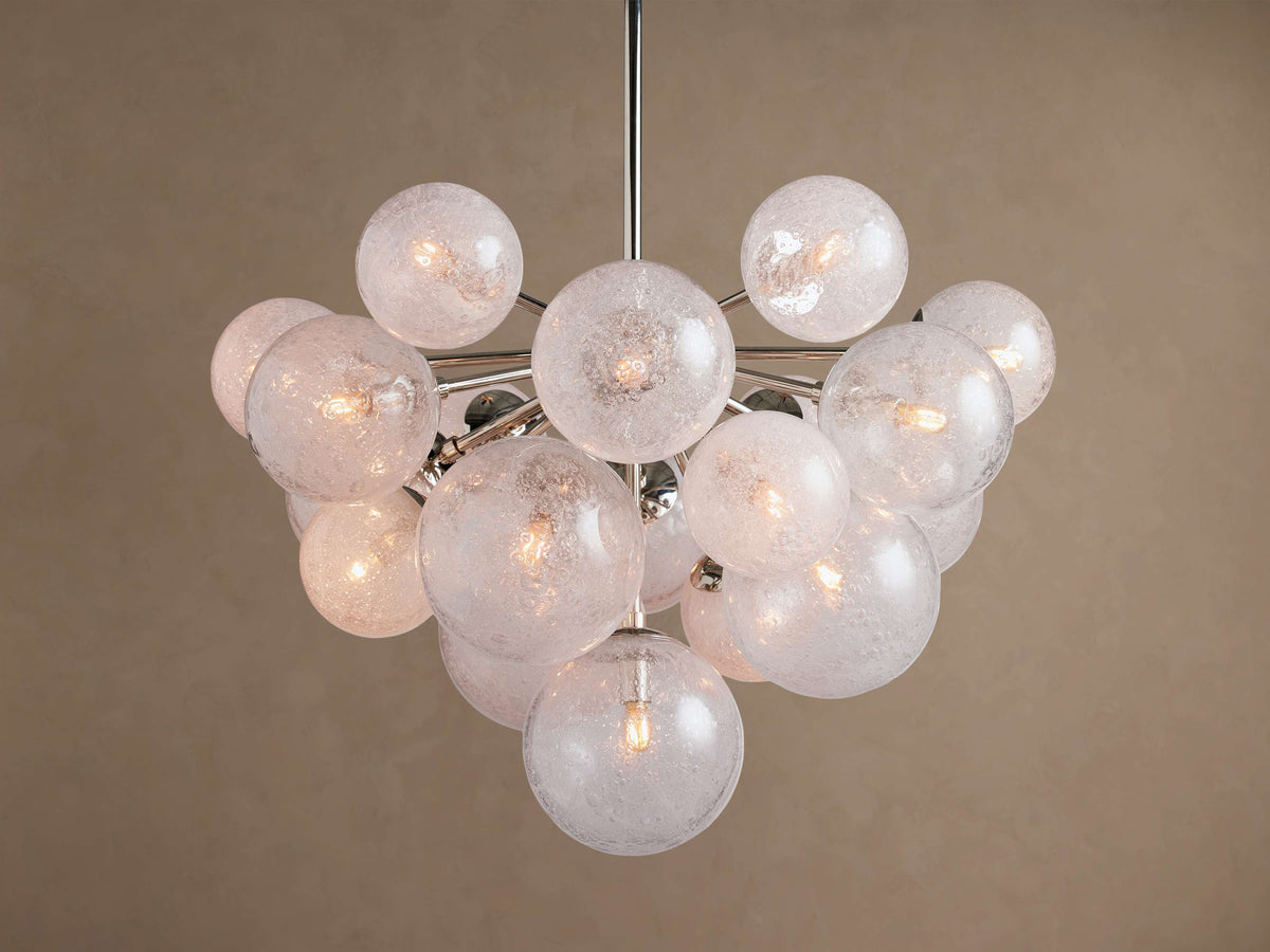 Signature Mandoza Chandelier in Nickel — view 2