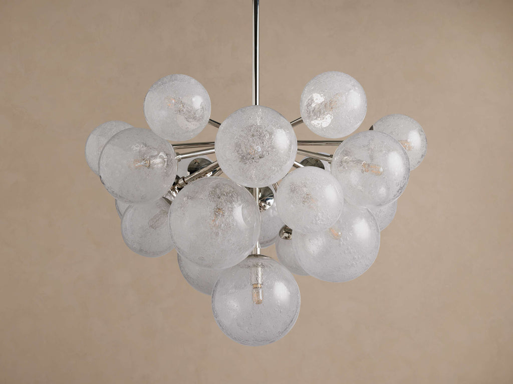 Signature Mandoza Chandelier in Nickel — view 4