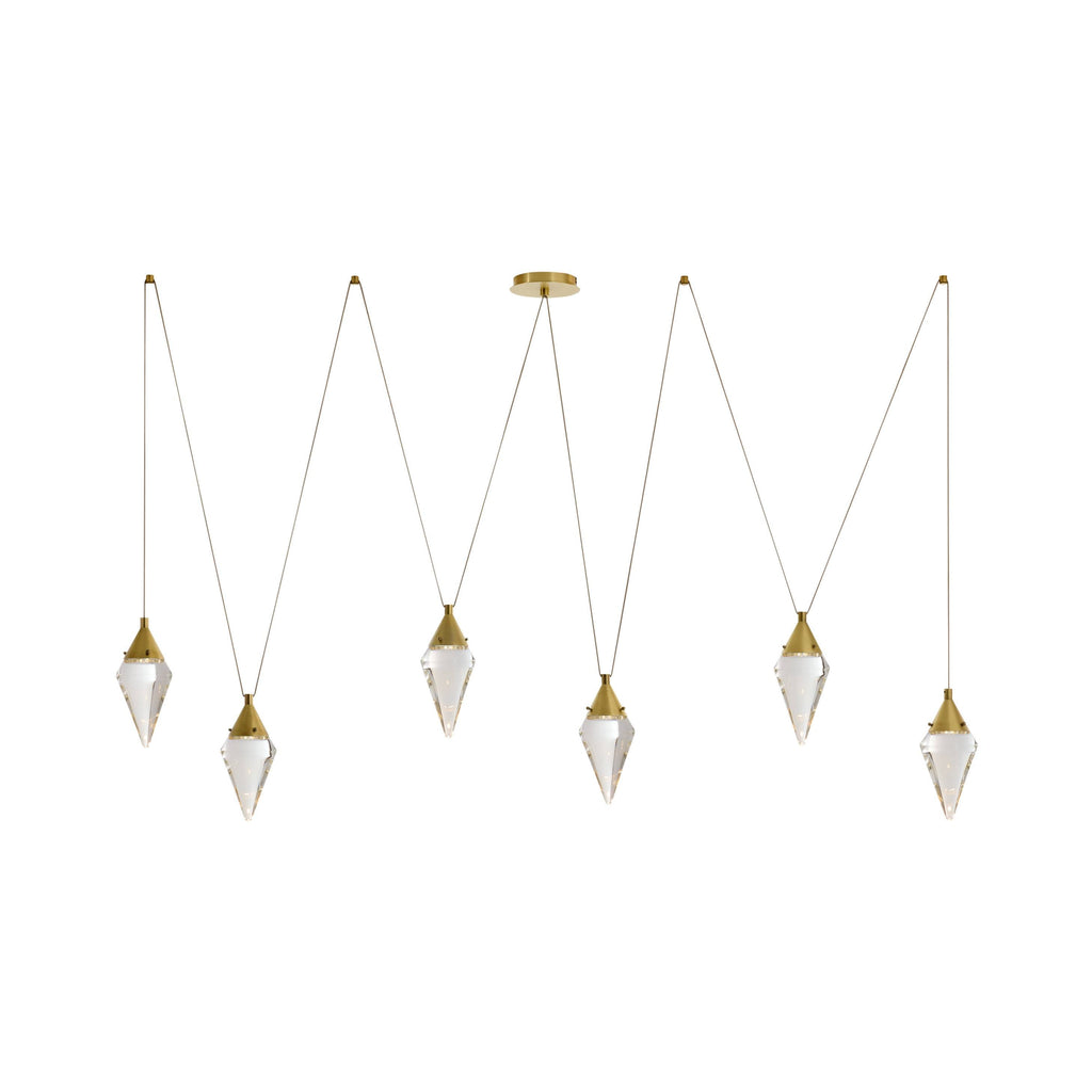 Sculptural Berkley Multi-Drop Chandelier — view 1