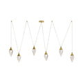 Sculptural Berkley Multi-Drop Chandelier — view 1