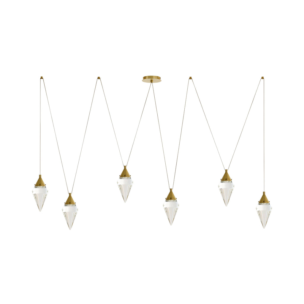 Sculptural Berkley Multi-Drop Chandelier — view 2