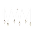 Sculptural Berkley Multi-Drop Chandelier — view 1