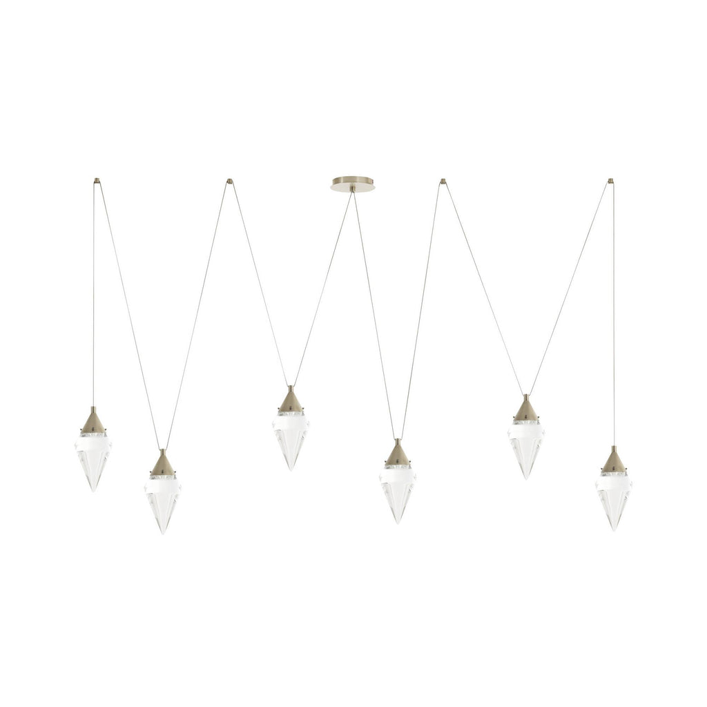 Sculptural Berkley Multi-Drop Chandelier — view 2