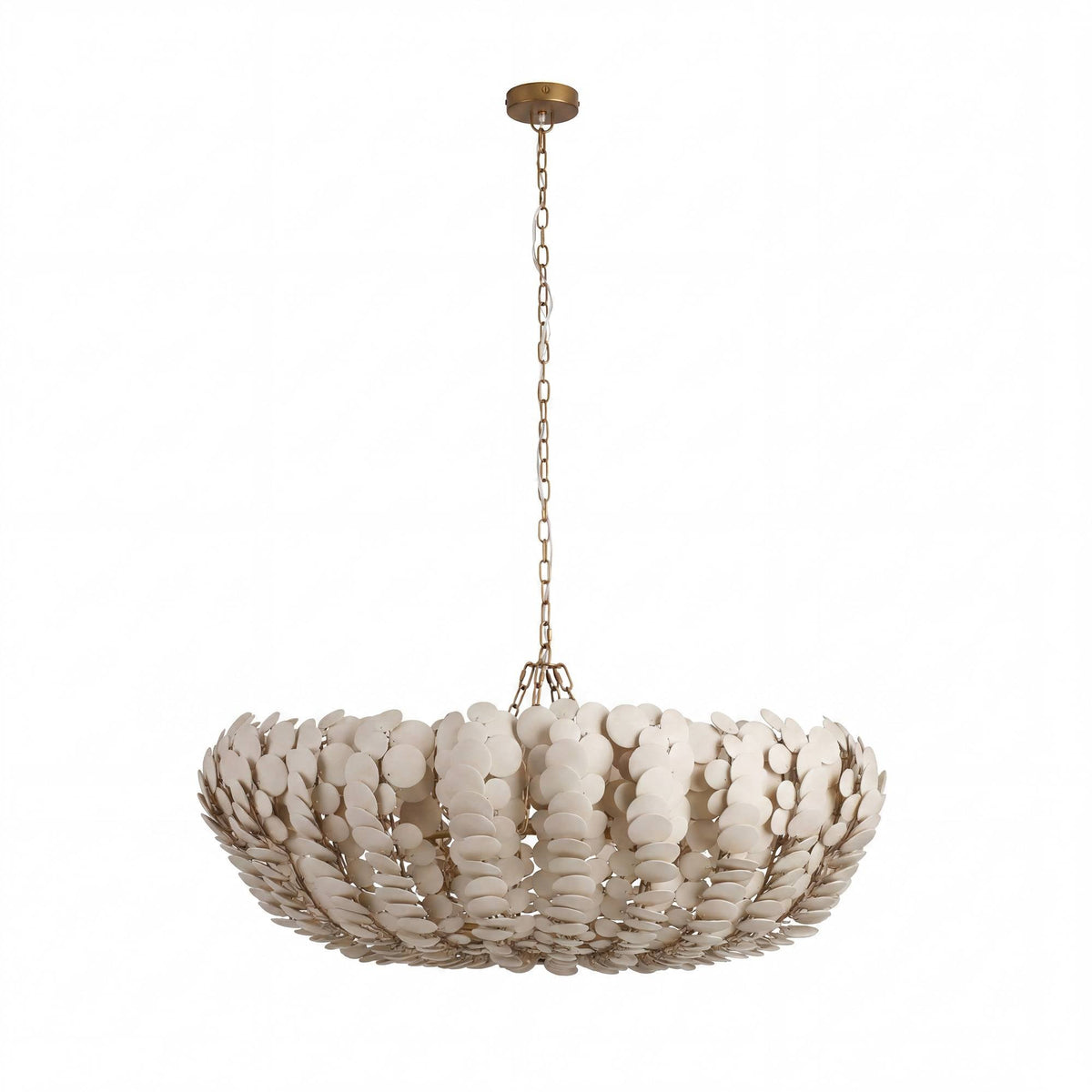 Heritage Bilal Round Chandelier – White — view 3