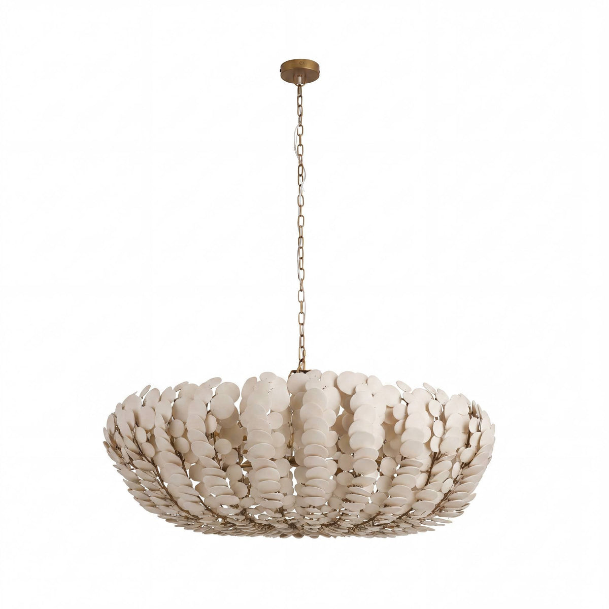 Heritage Bilal Round Chandelier – White — view 5