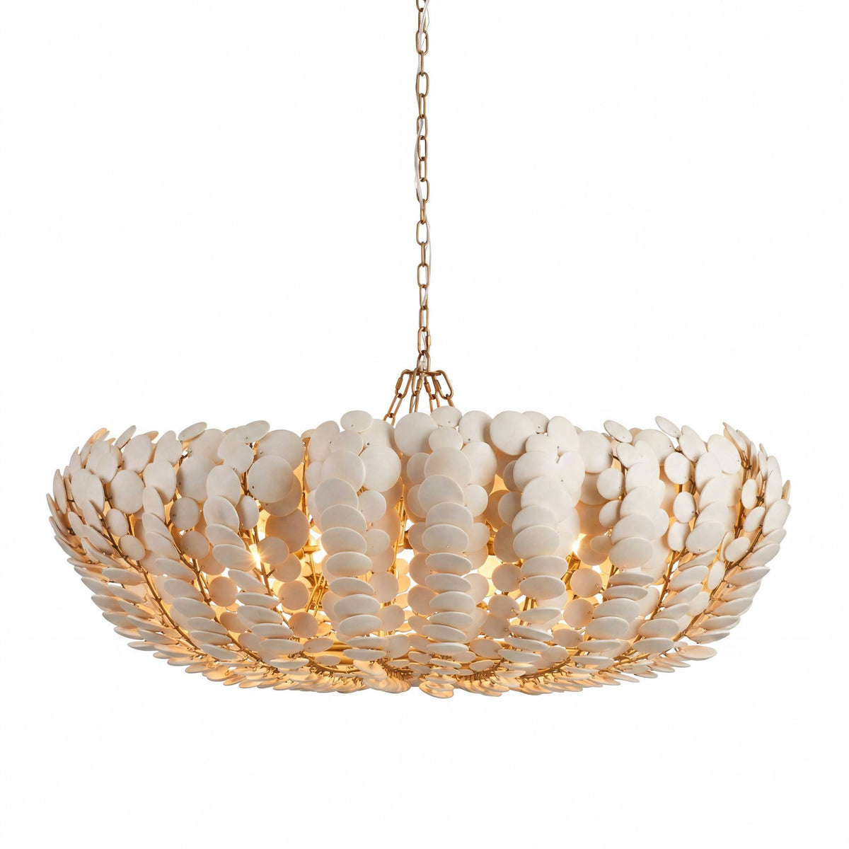 Heritage Bilal Round Chandelier – White — view 6