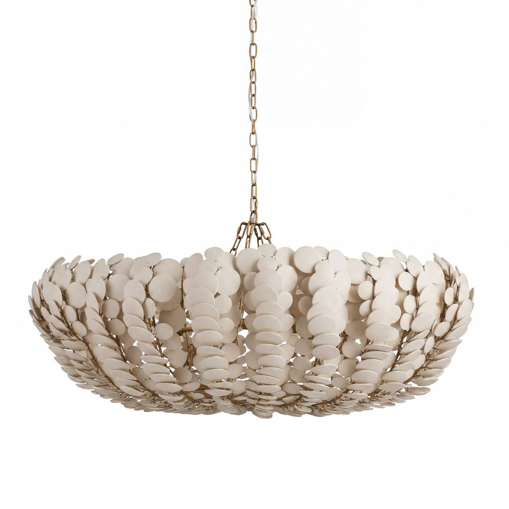 Heritage Bilal Round Chandelier – White — view 7