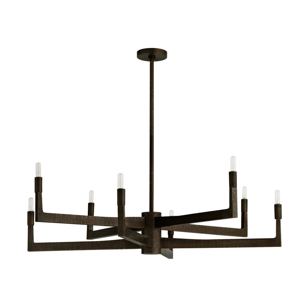Sculptural Griff Chandelier – Black — view 3