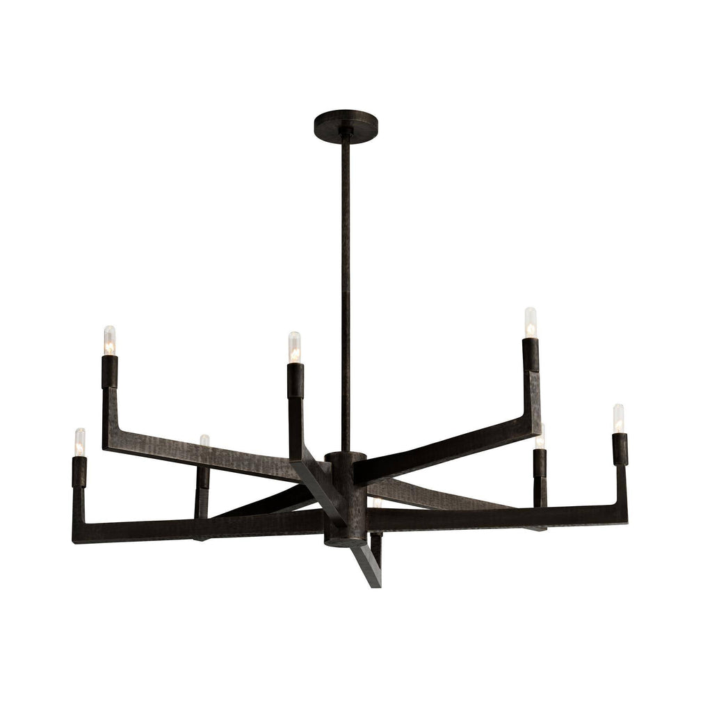 Sculptural Griff Chandelier – Black — view 5