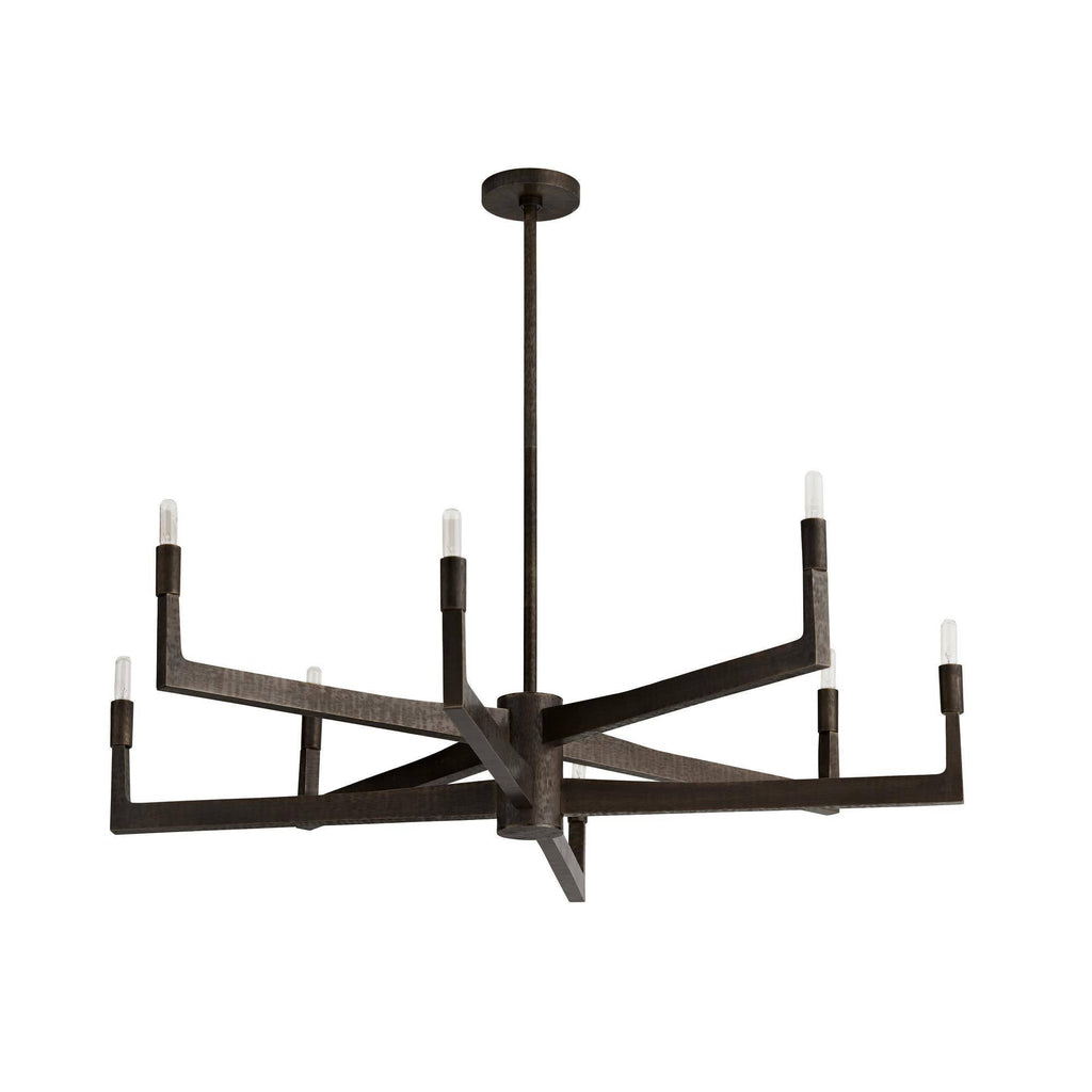 Sculptural Griff Chandelier – Black — view 6