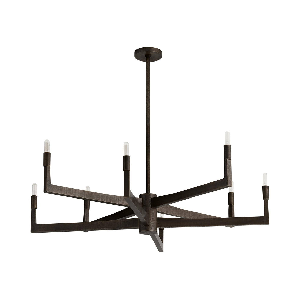 Sculptural Griff Chandelier – Black — view 6