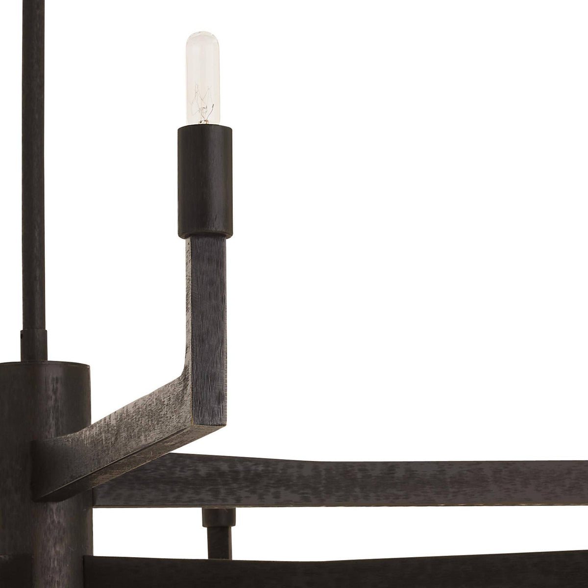 Sculptural Griff Chandelier – Black — view 9