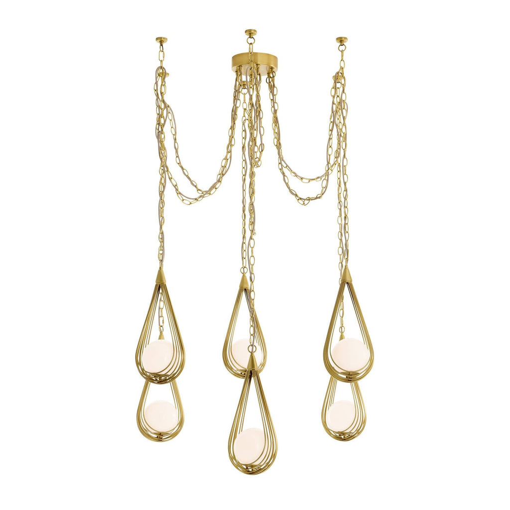 Heritage Ova Multi-Drop Chandelier — view 1