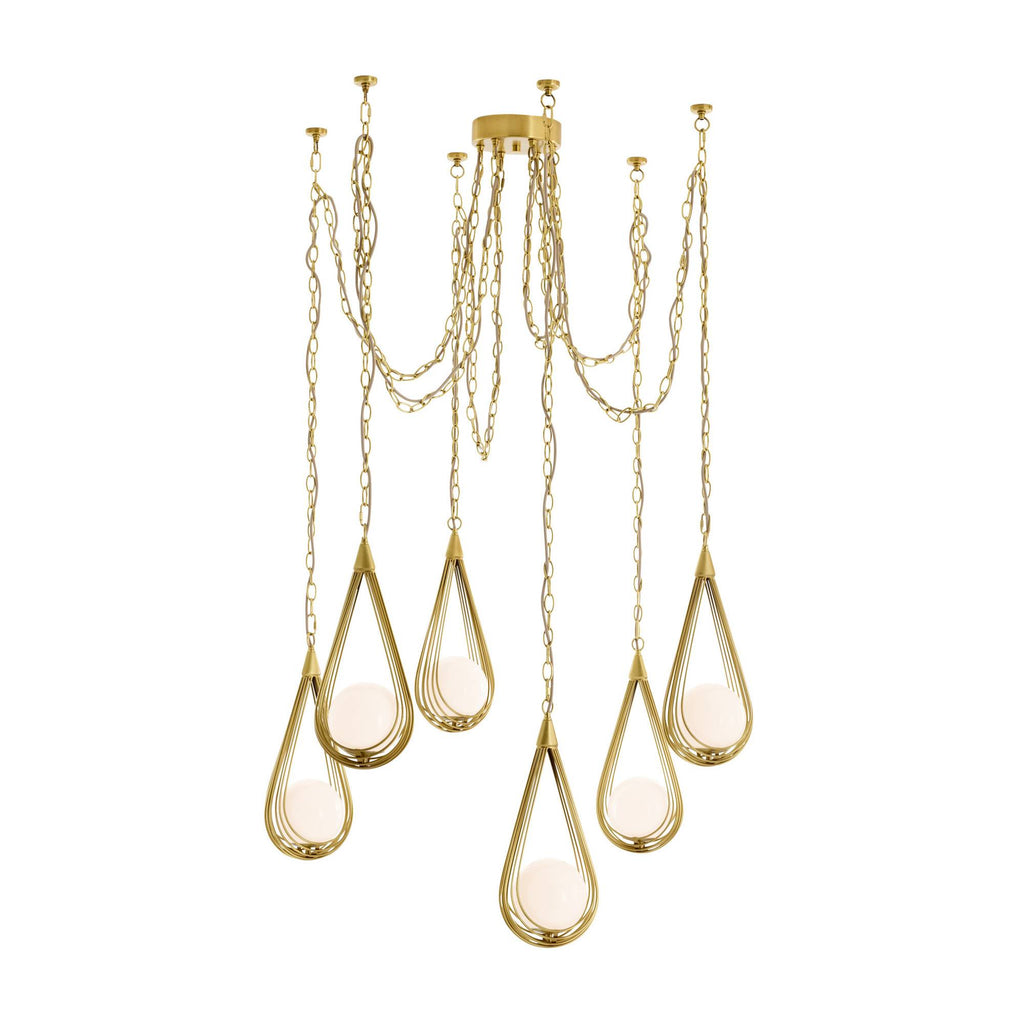 Heritage Ova Multi-Drop Chandelier — view 5