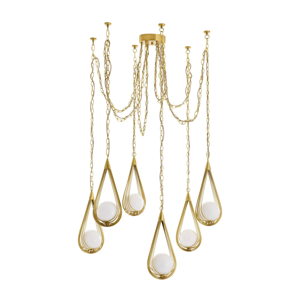 Heritage Ova Multi-Drop Chandelier — view 6