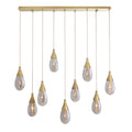 Sculptural Giselle Linear Multi-Port Chandelier — view 1