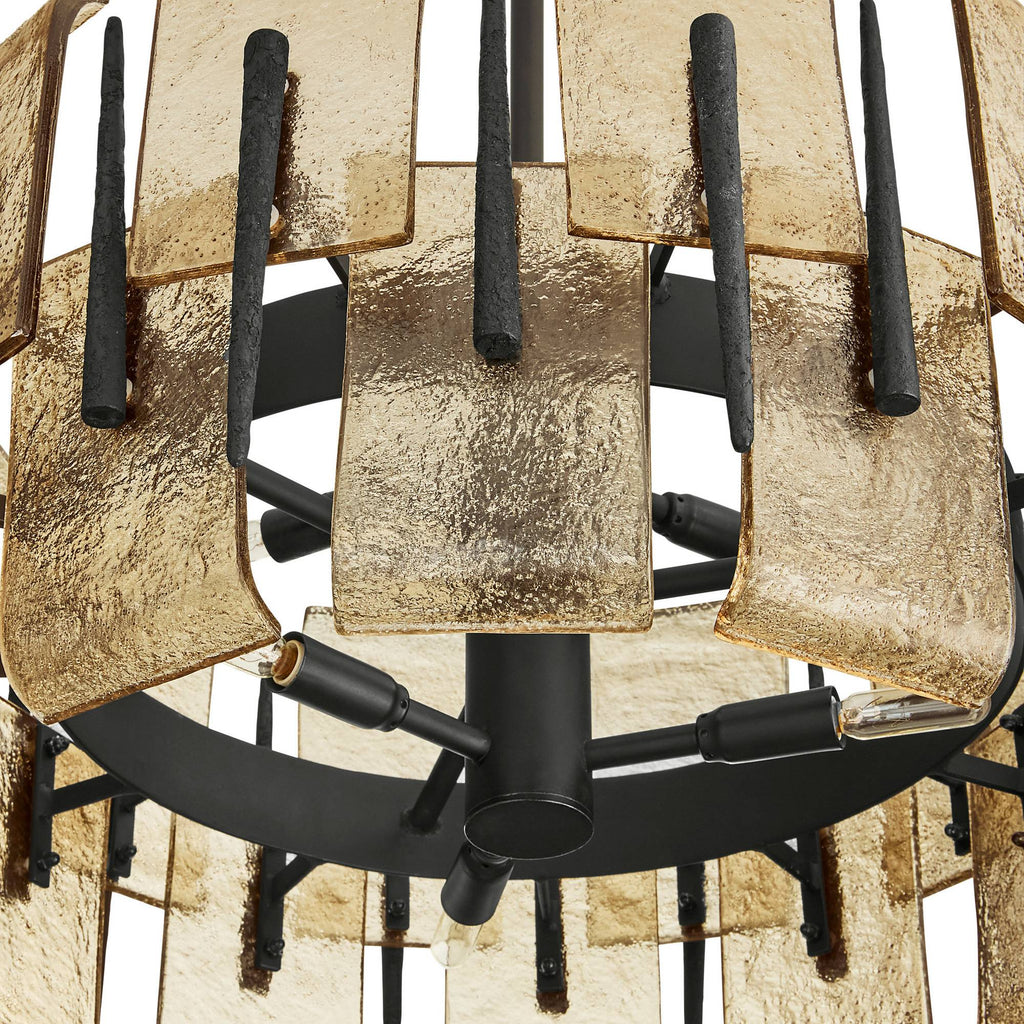Sculptural Lumora Chandelier — view 9