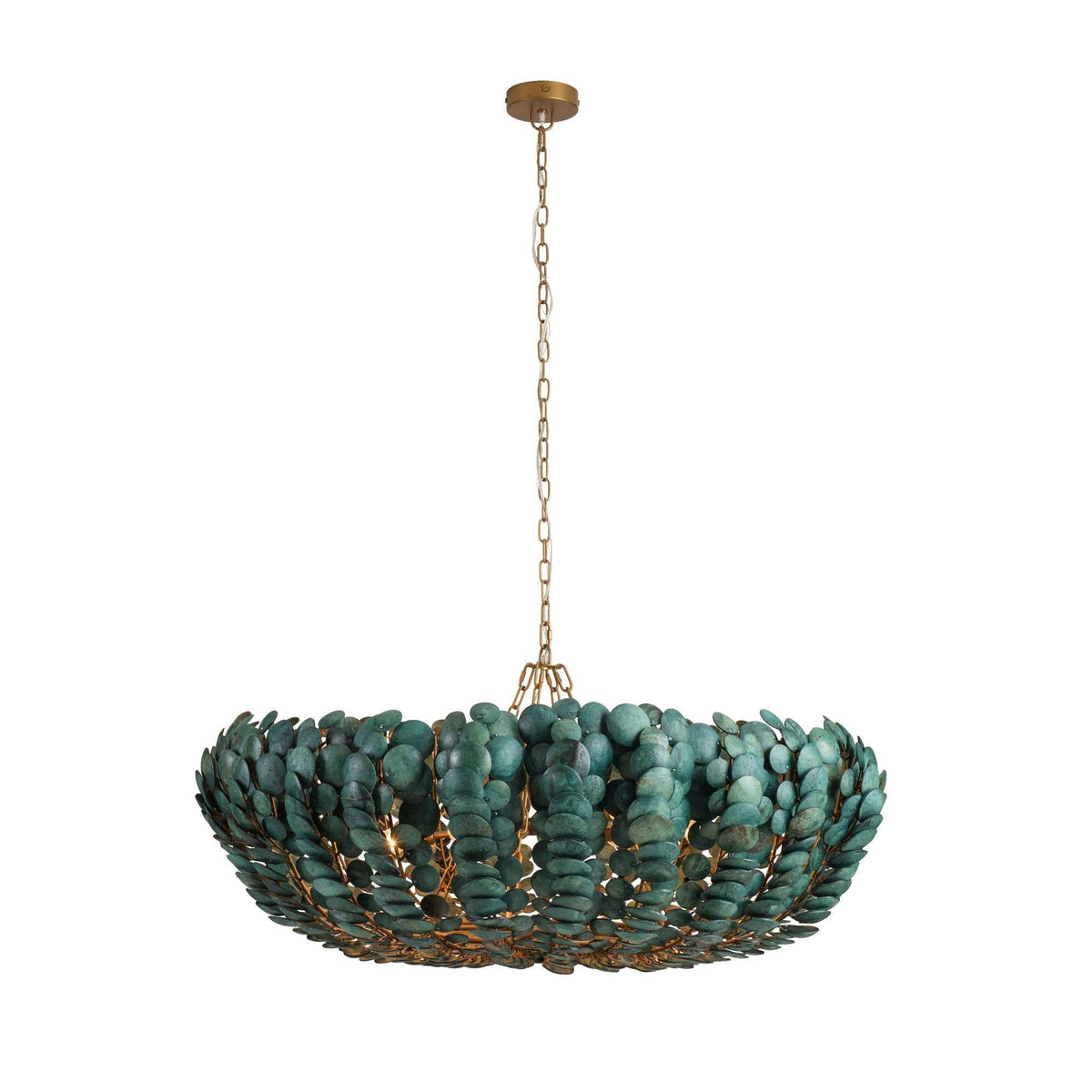 Heritage Bilal Round Chandelier – Blue — view 1