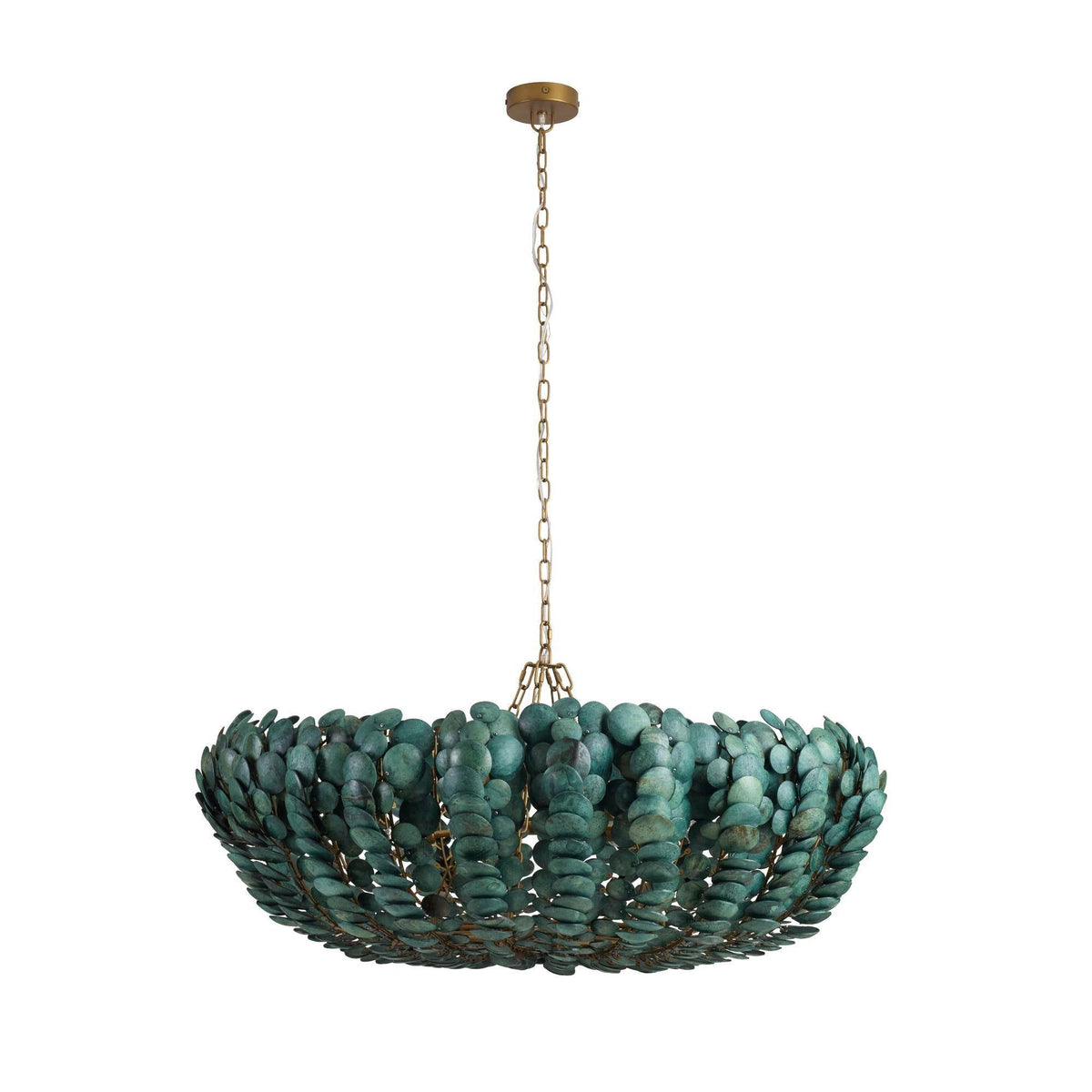 Heritage Bilal Round Chandelier – Blue — view 3