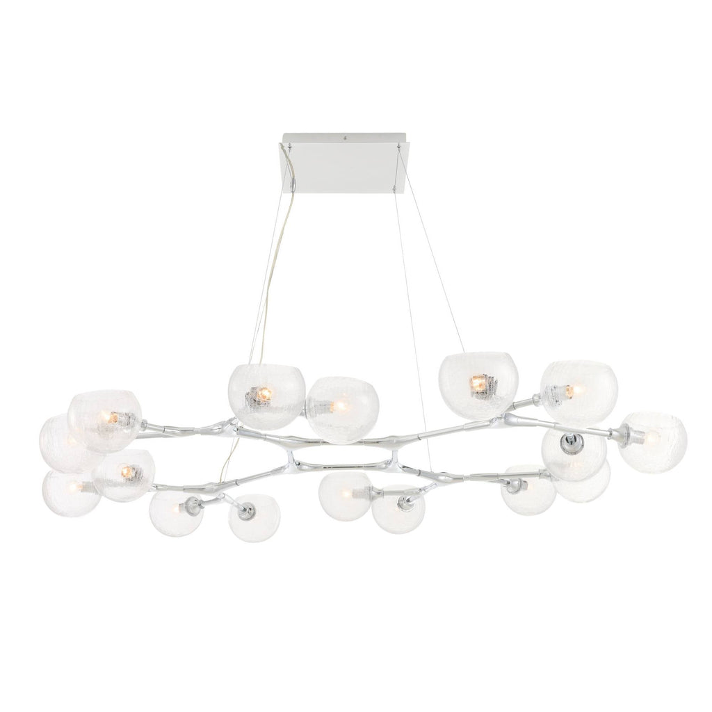 Signature Mahowald Fixed Chandelier – Silver — view 1