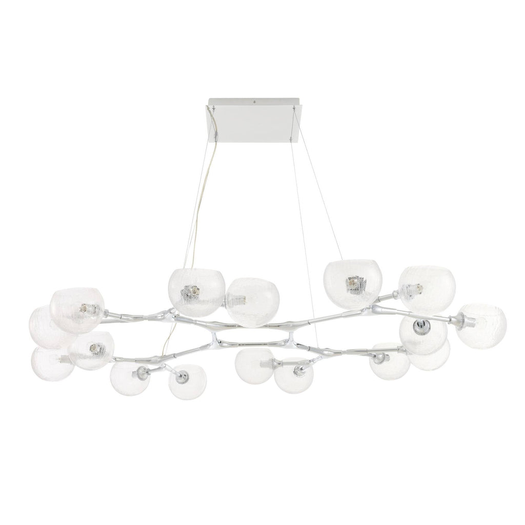 Signature Mahowald Fixed Chandelier – Silver — view 3