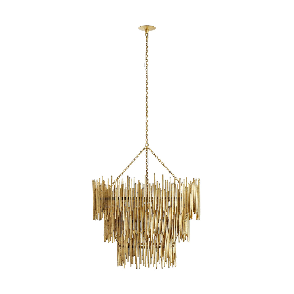 Sculptural Prescott Three Tiered Chandelier — view 4