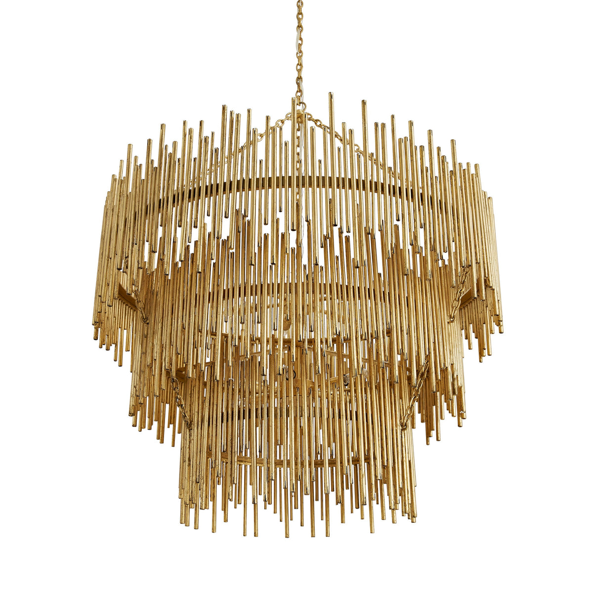 Sculptural Prescott Three Tiered Chandelier — view 6