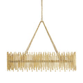 Sculptural Prescott Linear Chandelier — view 1