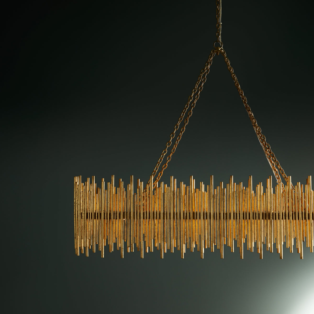 Sculptural Prescott Linear Chandelier — view 2