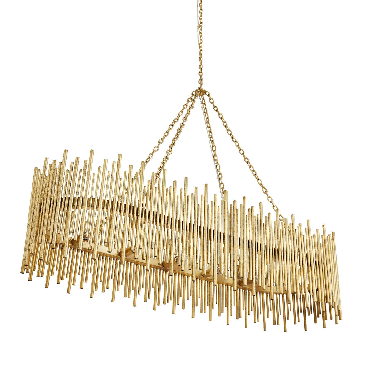 Sculptural Prescott Linear Chandelier — view 8