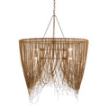 Sculptural Layla Linear Chandelier — view 1