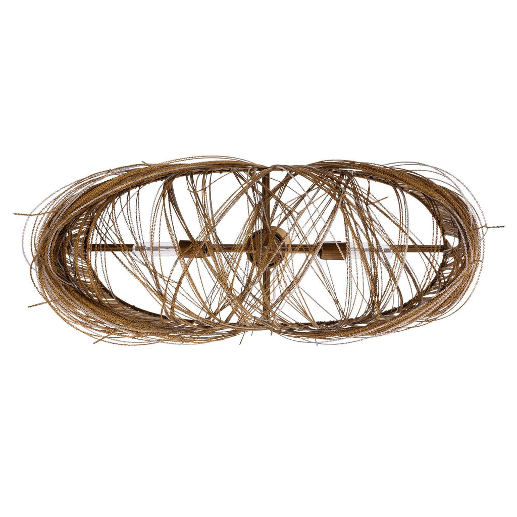 Sculptural Layla Linear Chandelier — view 10
