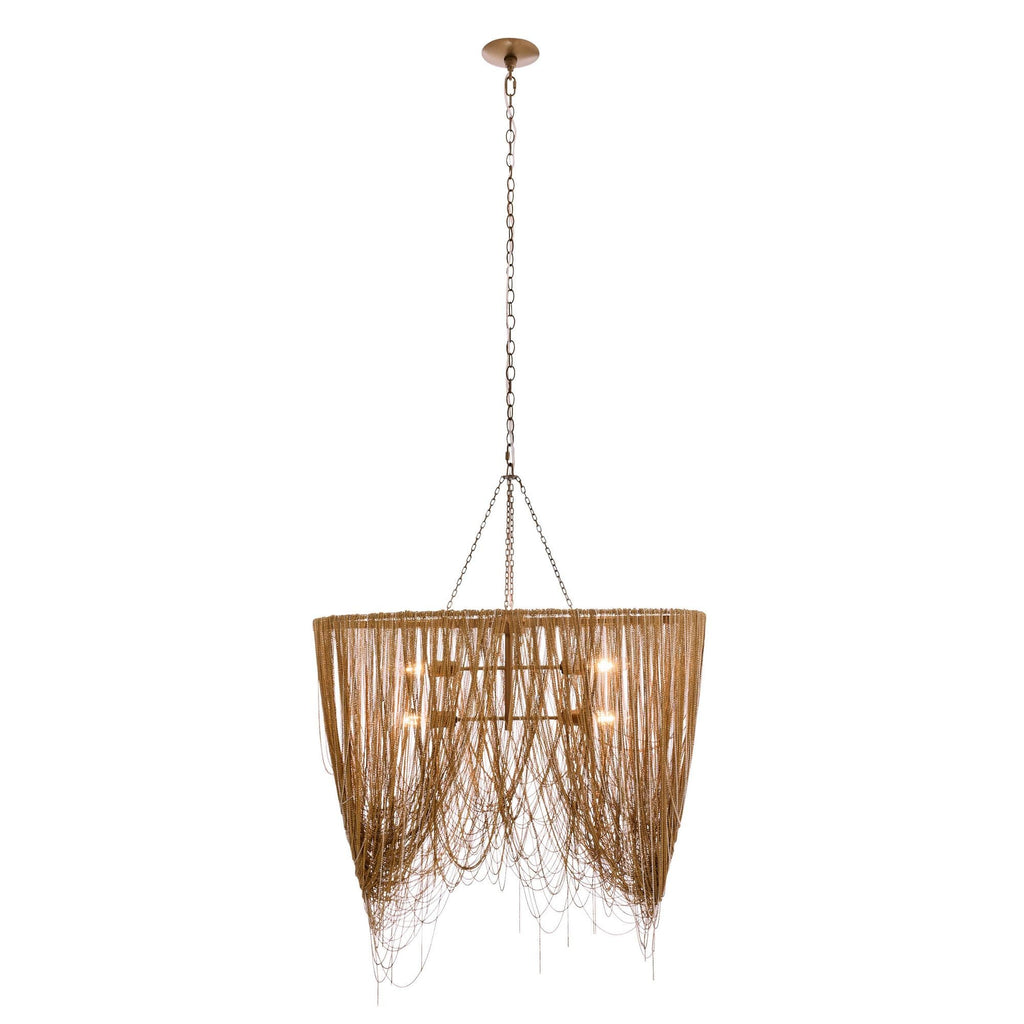 Sculptural Layla Linear Chandelier — view 3
