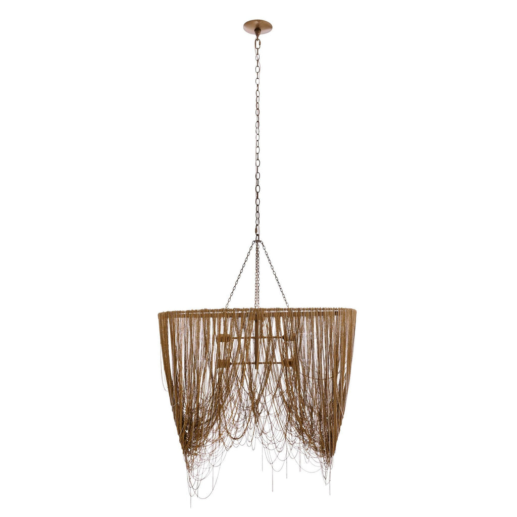 Sculptural Layla Linear Chandelier — view 4